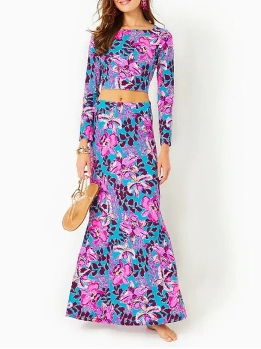 Lilly Pulitzer Nessi Maxi Skirt Set
